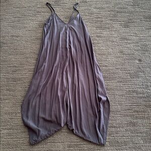 Bali Queen, Genie Bubble Style Jumpsuit, charcoal gray, Size OS